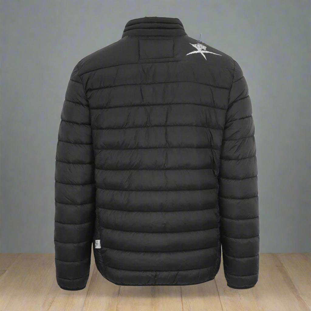 Chaqueta bomber negra/negra de Plein Sport para hombre 