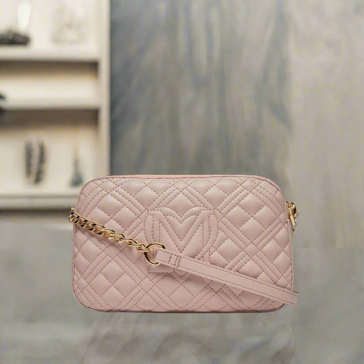 Love Moschino pink synthetic Crossbody Bags