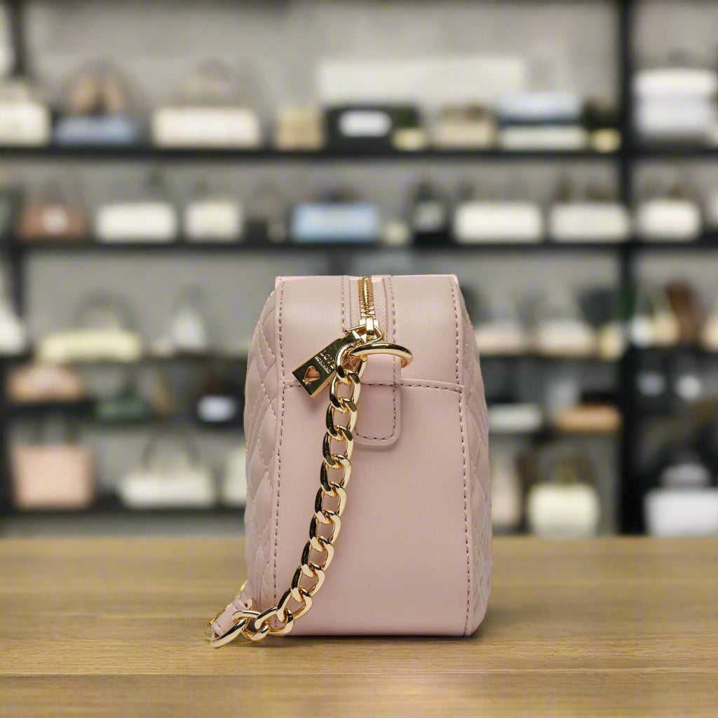 Love Moschino pink synthetic Crossbody Bags