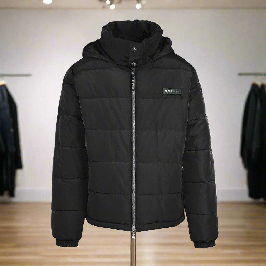 Plein Sport men's black winter Jackets