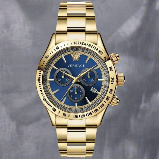 Versace Medusa series gold tone watch Swiss made