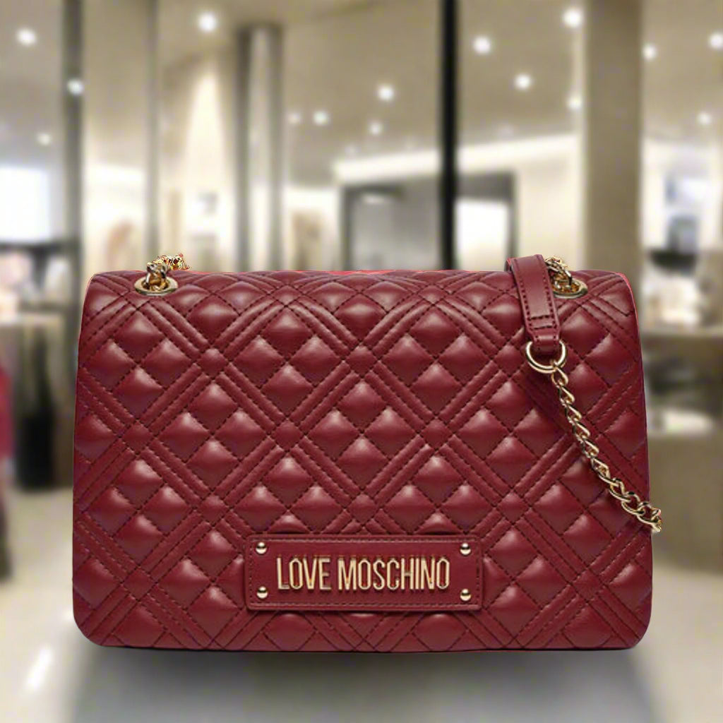 Love Moschino burgundy synthetic Shoulder bags