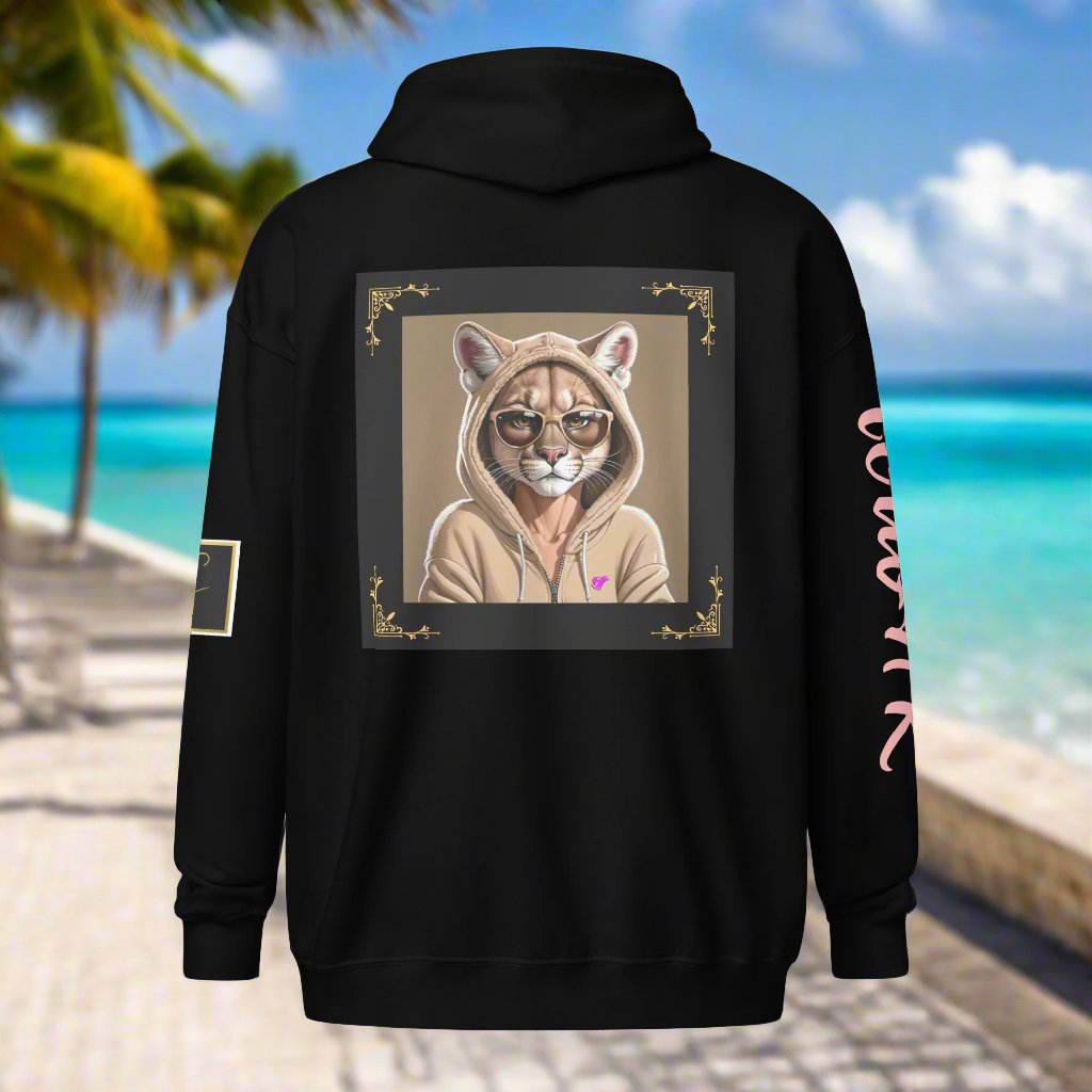 "The Cougar" Unisex heavy blend zip hoodie