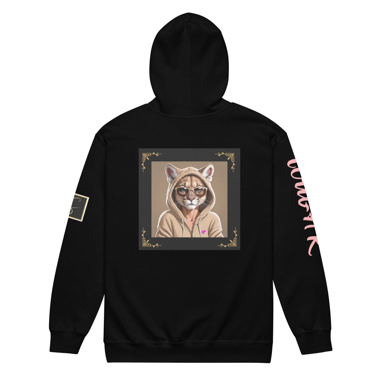 "The Cougar" Unisex heavy blend zip hoodie