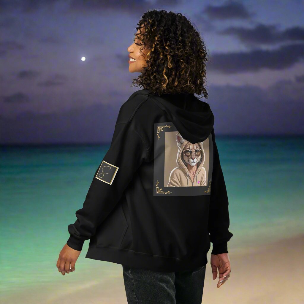 "The Cougar" Unisex heavy blend zip hoodie